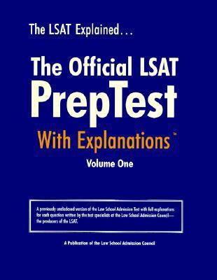 The Official LSAT Prep Test with Explanations, ... 0942639685 Book Cover