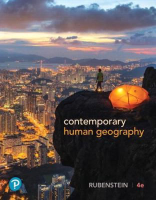 Contemporary Human Geography Plus Mastering Geo... 0134747380 Book Cover