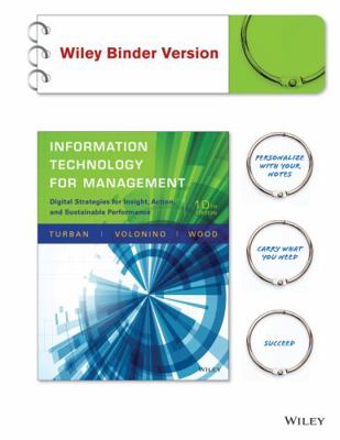 Information Technology for Management: Digital ... 1118994299 Book Cover