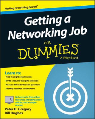 Getting a Networking Job For Dummies 1119015944 Book Cover