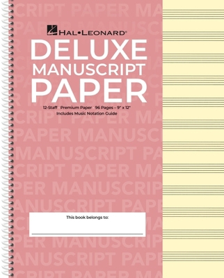Deluxe Wirebound Premium Manuscript Paper (Pink... B0074B74JS Book Cover