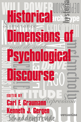 Historical Dimensions of Psychological Discourse 0521034760 Book Cover