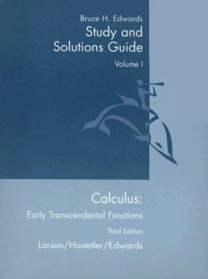 Calculus: Early Transcendental Functions Study ... 0618223096 Book Cover