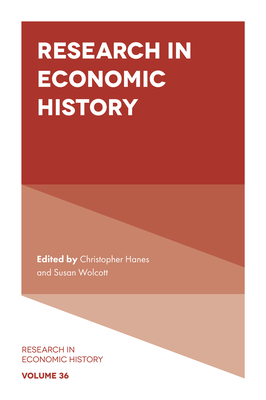 Research in Economic History 1839091800 Book Cover