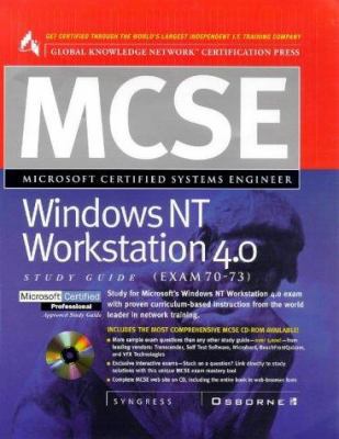 McSe Nt Workstation 4.0 Study Guide: (Exam 70-7... 0078824923 Book Cover
