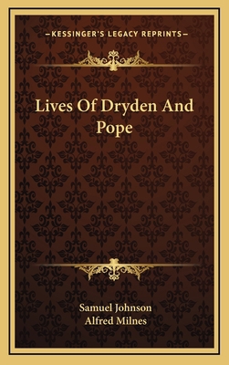 Lives of Dryden and Pope 1163431354 Book Cover