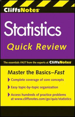 Cliffsnotes Statistics Quick Review 1118064232 Book Cover