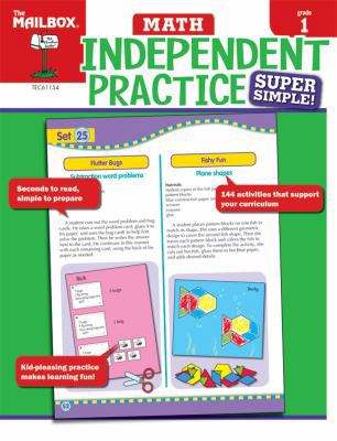 Super Simple Independent Practice: Math (Gr.1) 1562348450 Book Cover