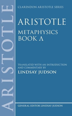 Aristotle, Metaphysics Lambda 0198833105 Book Cover