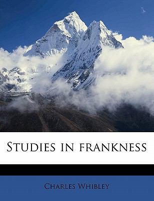 Studies in Frankness 117738969X Book Cover