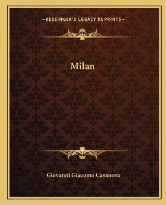 Milan 1162673966 Book Cover