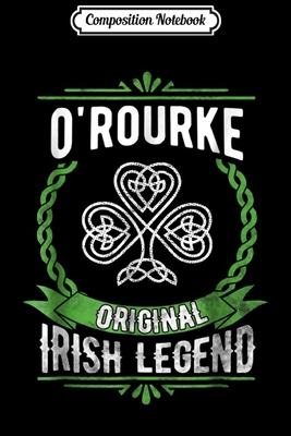 Paperback Composition Notebook: ONeill Irish Name Ireland Flag Harp Family  Journal/Notebook Blank Lined Ruled 6x9 100 Pages Book