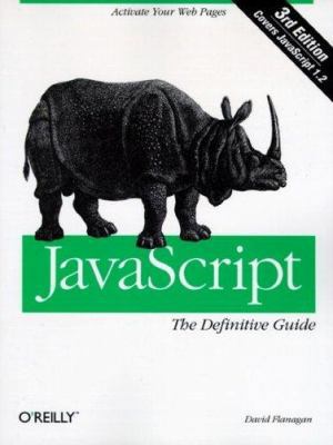 JavaScript: The Definitive Guide 1565923928 Book Cover