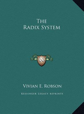 The Radix System 116970249X Book Cover