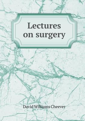 Lectures on surgery 5518928343 Book Cover