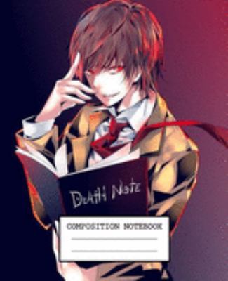 Paperback Composition Notebook : Death Note Soft Glossy Cover Wide Ruled Lined Pages Book 7. 5 X 9. 25 Inches 110 Pages Book