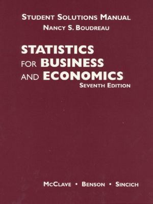 Statistics for Business and Economics: Student ... 0136252605 Book Cover