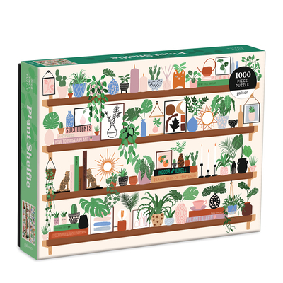 Video Game Plant Shelfie 1000 Piece Puzzle Book