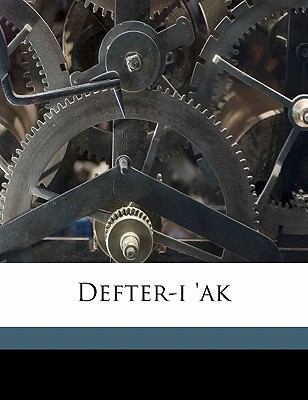 Defter-I 'ak [Turkish] 1149325453 Book Cover