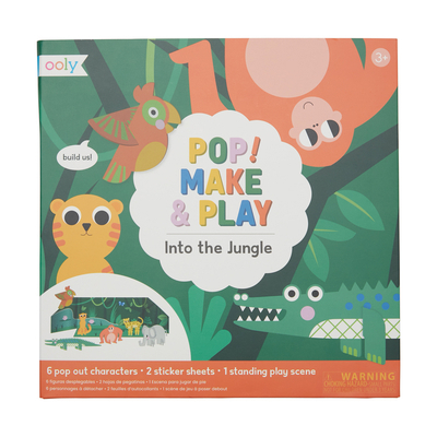 Pop! Make & Play - Into the Jungle [Multiple Languages]            Book Cover