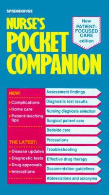 Nurse's Pocket Companion 0874348595 Book Cover