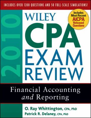 Wiley CPA Exam Review 2010, Financial Accountin... 0470453516 Book Cover