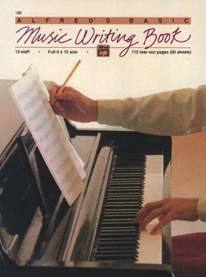 12 Staff Music Writing Book 0739025996 Book Cover
