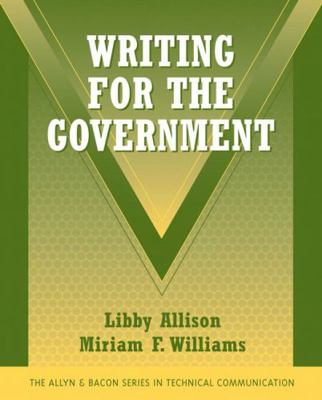 Writing for the Government 0321427017 Book Cover
