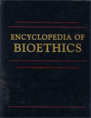 Encyclopedia of Bioethics: Volume 3: Revised Ed... 0028973569 Book Cover