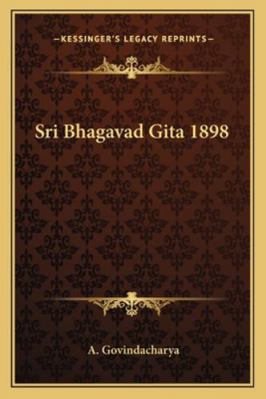 Sri Bhagavad Gita 1898 1162739398 Book Cover