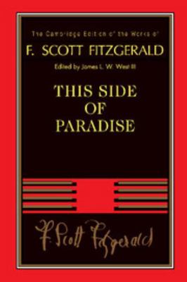 F. Scott Fitzgerald: This Side of Paradise 0521402344 Book Cover