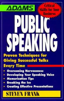 Public Speaking 1580621848 Book Cover