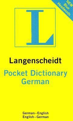 Langenscheidt Pocket German Dictionary: German-... 1585735590 Book Cover