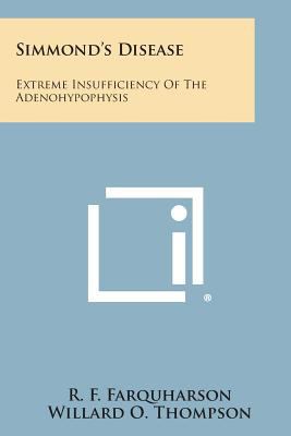 Simmond's Disease: Extreme Insufficiency of the... 1258656469 Book Cover