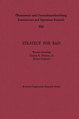 Strategy for R&d: Studies in the Microeconomics... 3662393603 Book Cover