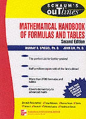 Schaum's Mathematical Handbook of Formulas and ... 007116765X Book Cover