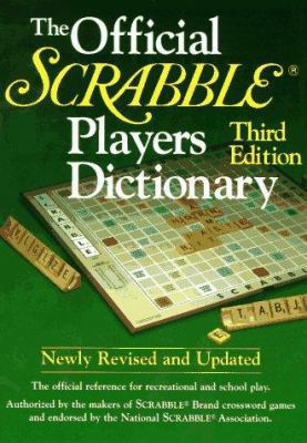 The Official Scrabble Players Dictionary 0877792208 Book Cover