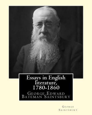 Essays in English literature, 1780-1860 By: Geo... 1546677593 Book Cover