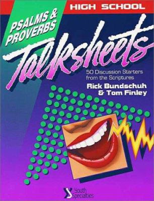 High School TalkSheets: Psalms and Proverbs 0310491312 Book Cover