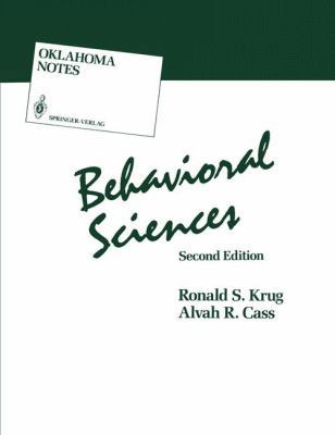 Behavioral Sciences (Oklahoma Notes) 0387969675 Book Cover