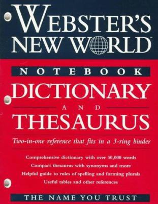 Webster's New World Notebook Dictionary and The... 0028620569 Book Cover