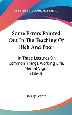 Some Errors Pointed Out in the Teaching of Rich... 1120975883 Book Cover