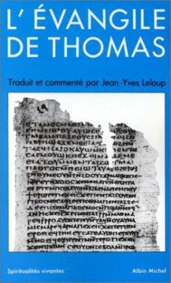 Evangile de Thomas (L') [French] B003UAHD4I Book Cover