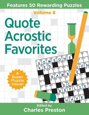 Quote Acrostic Favorites: Features 50 Rewarding... 1734048352 Book Cover