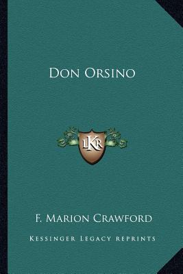 Don Orsino 1162726792 Book Cover