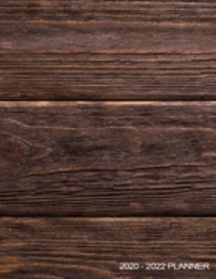 2020-2022 Planner: Minimalist Rustic Wood Three Year Calendar Planner with Bible Verses, 36-Month Planner, At A Glance Calendar, Christian Journal 1691925144 Book Cover