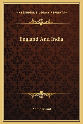 England And India 1169187293 Book Cover