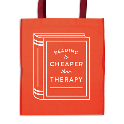 Reading Is Cheaper Than Therapy Reusable Shoppi... 0735365334 Book Cover