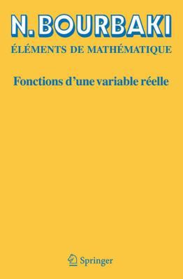 Fonctions d'Une Variable Réelle: Théorie Élémen... [French] 354034036X Book Cover