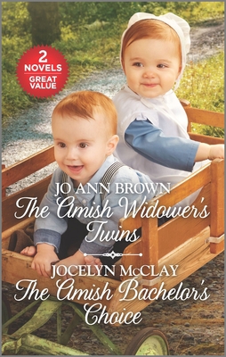 The Amish Widower's Twins and the Amish Bachelo... 1335402454 Book Cover